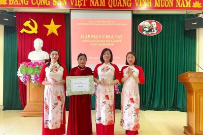 GẶP MẶT CHIA TAY GIÁO VIÊN NGHỈ CHẾ ĐỘ BHXH VÀ NHÂN VIÊN CHUYỂN CÔNG TÁC